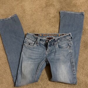 Rock Revival Light Blue boot jeans size 26/34